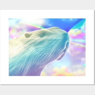 Lowfi capybara Posters and Art